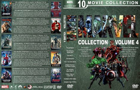 Marvel Collection - Volume 4 (2012-2015) R1 Custom DVD Cover - DVDcover.Com