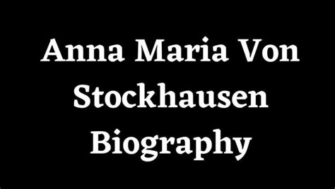 Anna Maria Von Stockhausen Wikipedia, Story, Wiki, Corpse, Witch ...