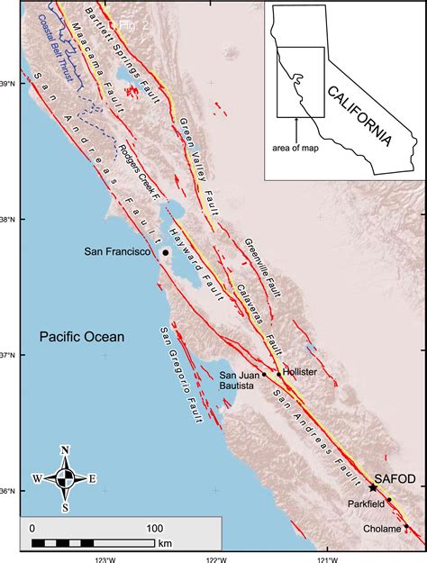 Carbon-storing rocks may lubricate the San Andreas - Temblor.net