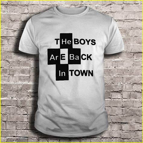 The Boys Are Back In Town T-Shirts, Hoodies, SVG & PNG | TeeHerivar