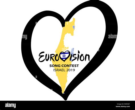 KYIV, UKRAINE - February 2019: Schedule of Eurovision Song Contest 2019 ...