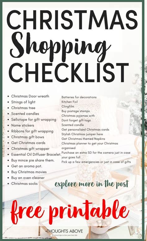 Christmas shopping list 2019 version. | Christmas shopping list ...