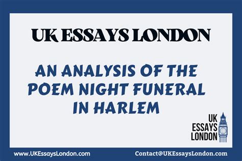 An Analysis of the Poem Night Funeral in Harlem - UKEssays London