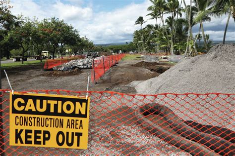 Construction at bayfront park aimed at improving accessibility - Hawaii ...