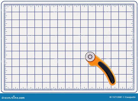 Cutting Mat, Rotary Blade Cutter, See Through Ruler Cartoon Vector ...