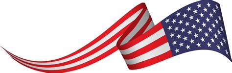 American flag ribbon 10170874 PNG