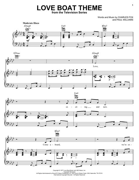 Love Boat Theme | Sheet Music Direct