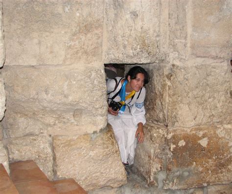 Photo of It is said to be the eye of a needle (gate) in Jerusalem ...