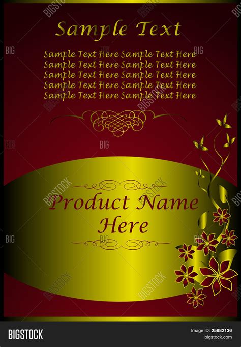 Gold Floral Vector Vector & Photo (Free Trial) | Bigstock