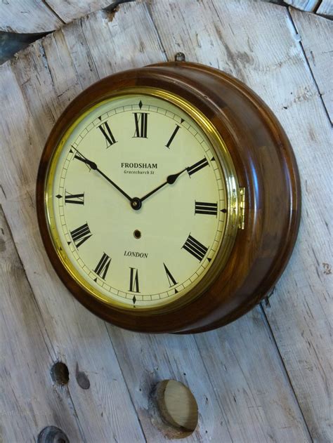 Antiques Atlas - Wooden 'Naval' Wall Clock as288a1260