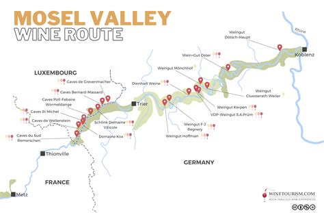 Mosel Wine Region Map