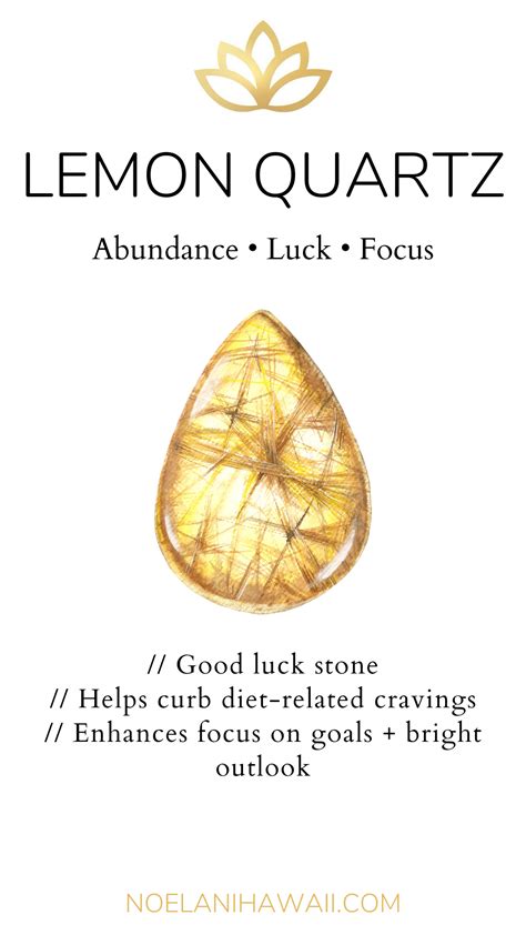 Lemon Quartz Healing Crystal