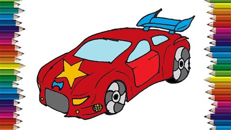 Race Car Drawing For Kids Easy