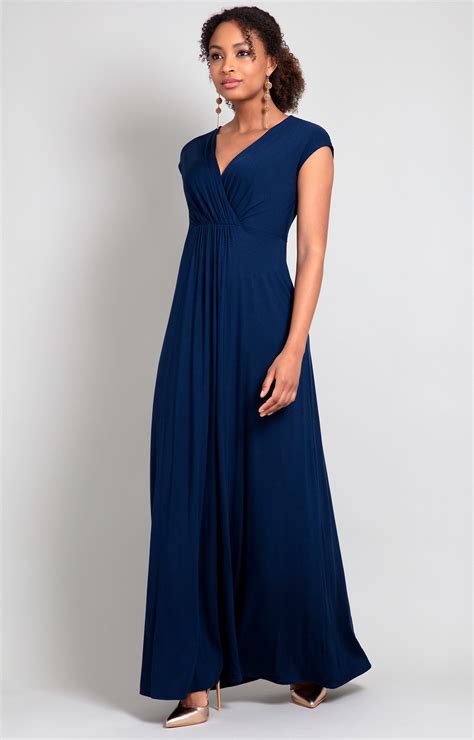 Maxi-Kleid Sophia Marineblau - Hochzeitskleider, Abendgarderobe und ...