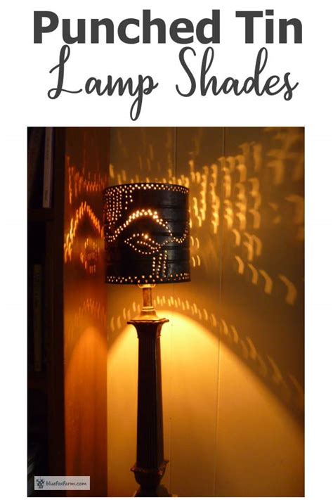 Punched Tin Lamp Shades; from simplicity to gorgeous in minutes