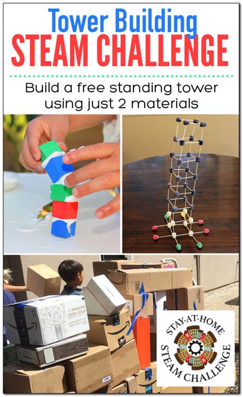 Tower Building STEAM Challenge - Gift of Curiosity