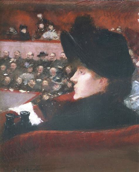 La Loge Painting by Jean-louis Forain - Pixels