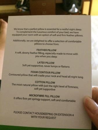 My favourite pillow menu | Holiday inn, Pillows, Hotel interiors