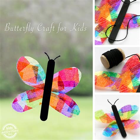 Coolest Butterfly Suncatcher Craft Made with Bubble Wrap! | Kids ...