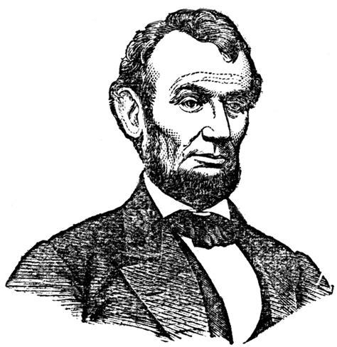 abraham lincoln clipart black and white - Clip Art Library