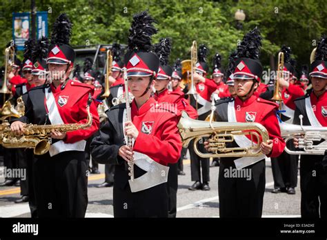 Marching band formation, usa hi-res stock photography and images - Alamy