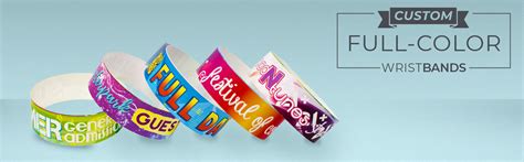 Design Your Own Custom Full-Color Plastic Wristbands for Events