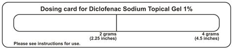 Printable Voltaren Gel Dosing Card Actual Size