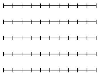 Blank Number Lines (for any activity) | Number line, Printable number ...