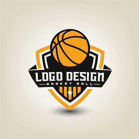 basketball logo design 10905673 Vector Art at Vecteezy