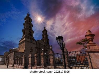 Mexico Aguascalientes Cathedral Basilica Historic Colonial Stock Photo ...