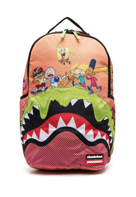 Sprayground Kid Kids' Nickelodeon Slime Party Backpack In Orange | ModeSens