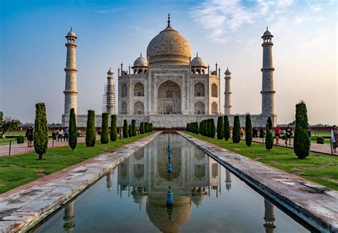 Browse Free HD Images of Symmetry Of Taj Mahal Reflecions