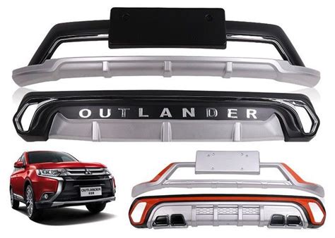 Mitsubishi All New Outlander 2016 Accessory Front And Rear Bumper Guard