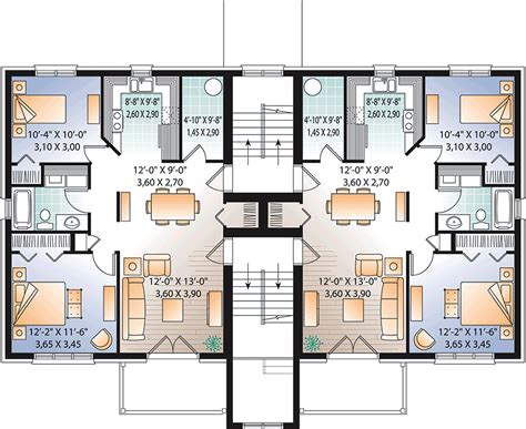 Modern 4 Plex Floor Plans - floorplans.click