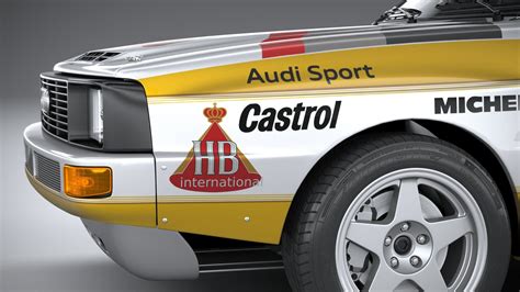 Audi Sport Quattro Rally 1985 3D Model $159 - .ma .max .obj .c4d .lwo ...