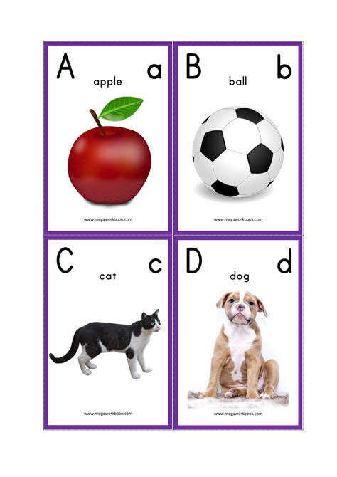 Alphabet Flashcards - ABC Flashcards - Letter Flashcards - MegaWorkbook