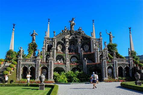 Palazzo Borromeo gardens, Isola Bella, Borromean Islands, Italy ...