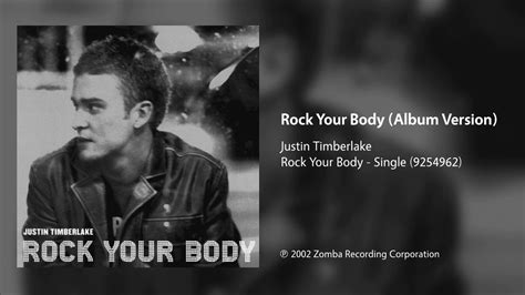 Justin Timberlake - Rock Your Body (Album Version) - YouTube