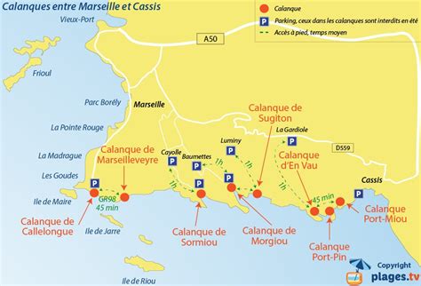 Calanques entre Marseilles et Cassis - Plages, avis, photos et accès