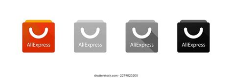 Aliexpress Logo Logotype Applications Online Shopping Stock Vector ...