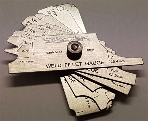 Fillet Weld Gauge Set MG-11 Style - PWP Industrial