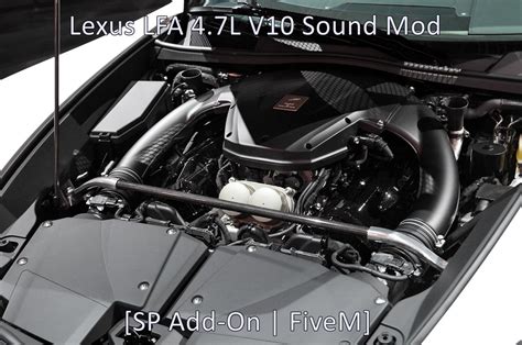 Lexus LFA 4.7L V10 Sound Mod [SP Add-On| FiveM] - GTA5-Mods.com