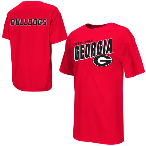 Georgia Bulldogs Youth Red Sidekick Polyester T-Shirt