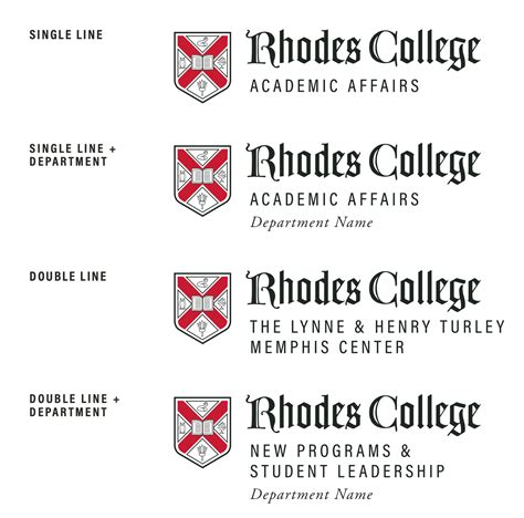 Rhodes College Logos | Rhodes Sites