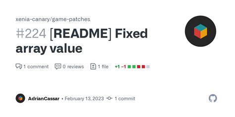 [README] Fixed array value by AdrianCassar · Pull Request #224 · xenia ...