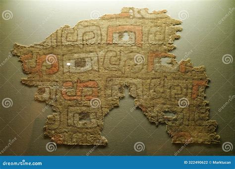 Lima, Peru - Dec 3, 2023: Ancient Pre-Inca Textiles on Display at the ...