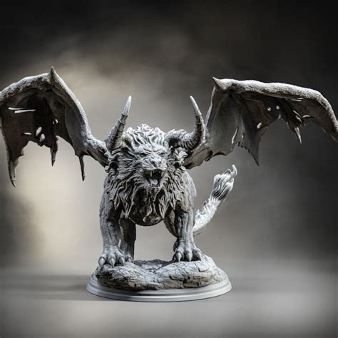 Manticore 4 Sizes Available Miniature 28mm ,32mm, 54mm, 75mm Scale ...