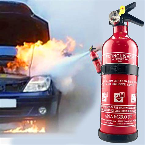 Simply Auto 1KG FIRE EXTINGUISHER WITH GAUGE - SFE1