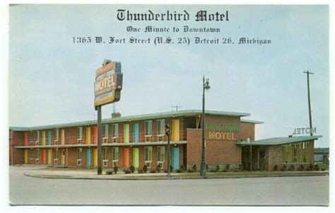 Thunderbird Motel | Postcards — Historic Detroit