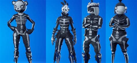 Fortnite Skull Squad Skin Pack - Fishskull, Bone Boss, Bone Ravage ...